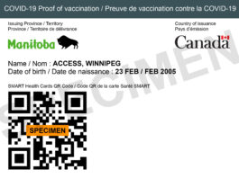 proof of vaxx card