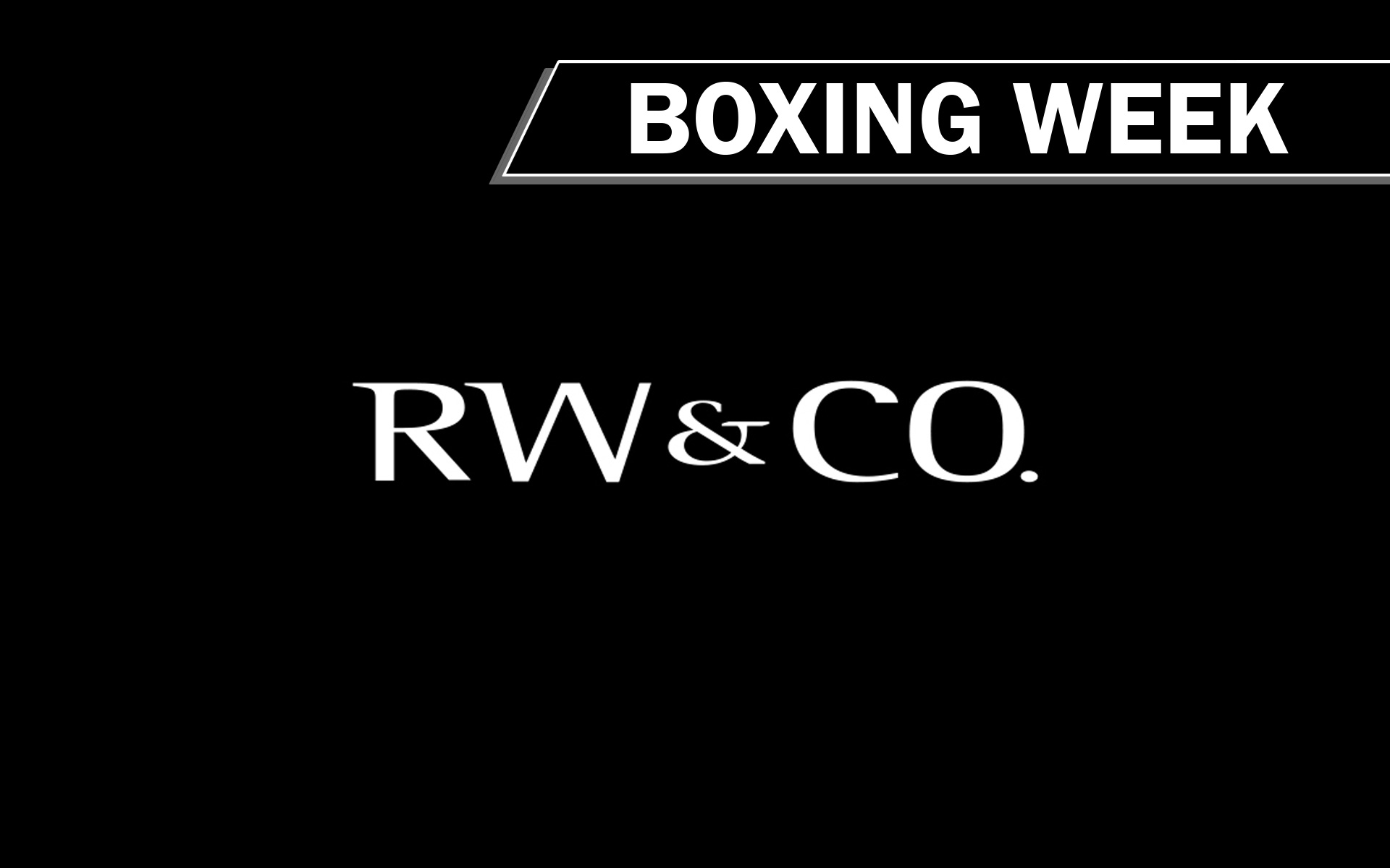 RW&Co Boxing Week Deals 2022