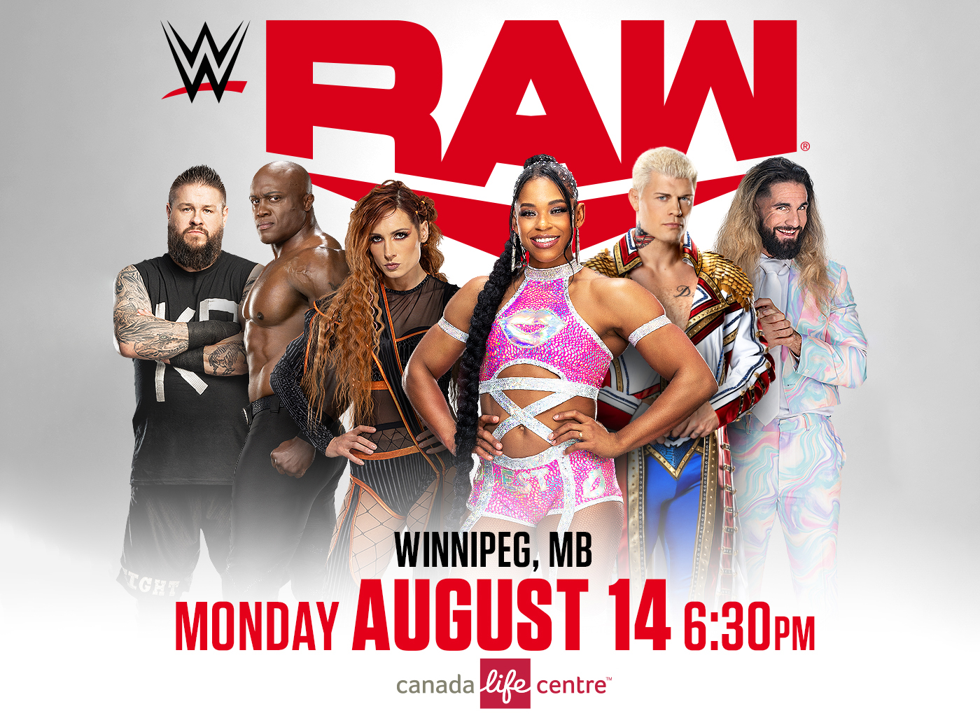 WWE Monday Night Raw Returns to Winnipeg August 14, 2023