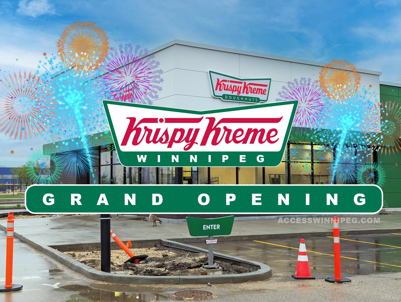 Krispy Kreme Winnipeg Announces Grand Opening Date and FREE Doughnuts!