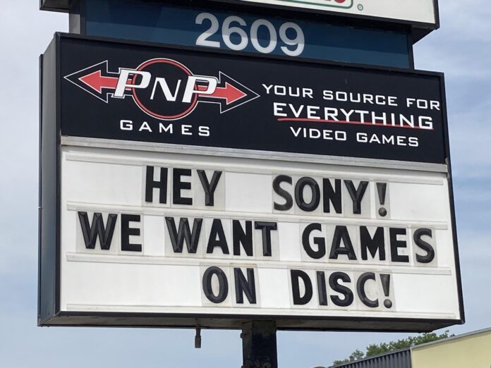 PNP Games Winnipeg Sign